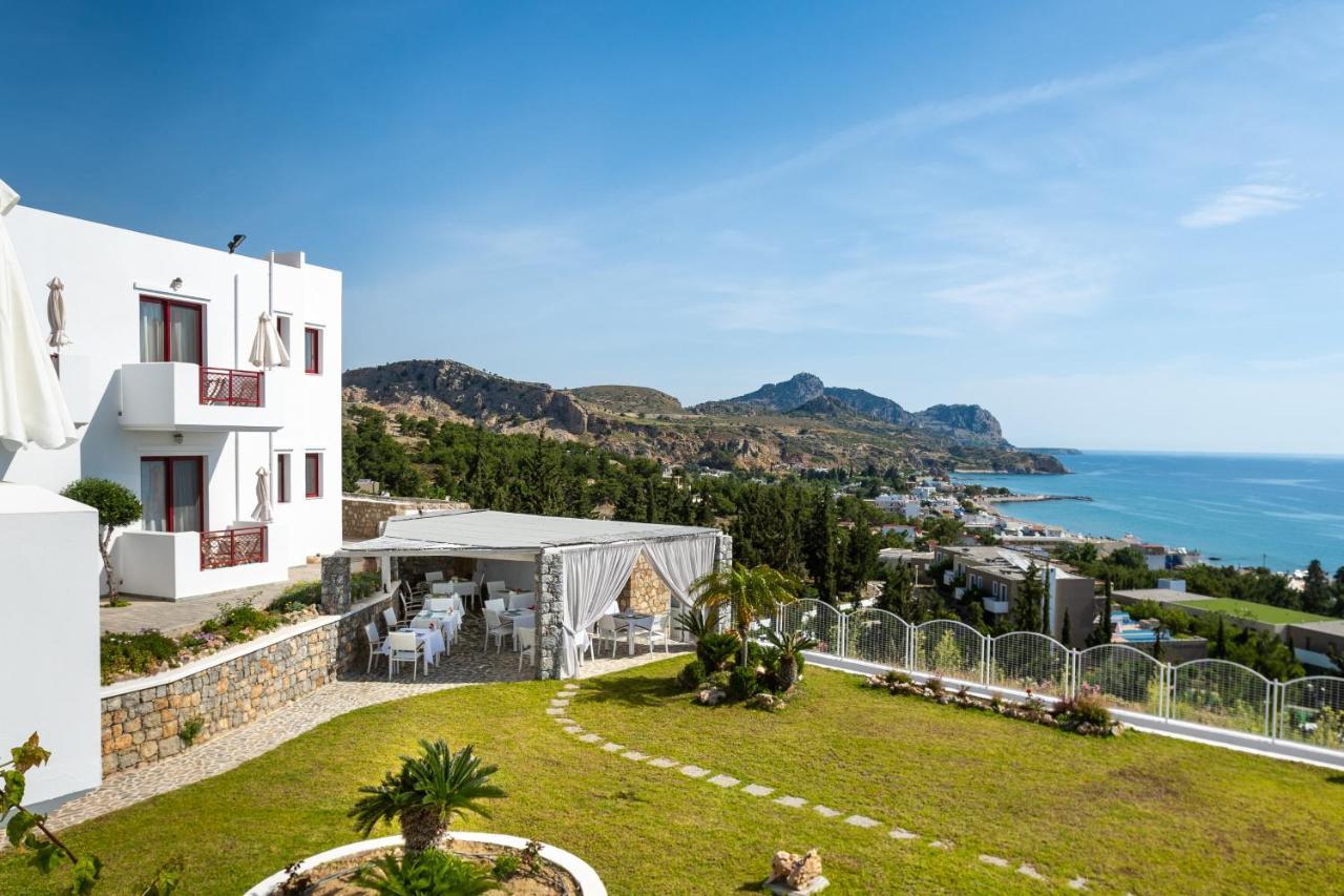 Bella Vista Stegna Aparthotel Archangelos  Exteriör bild