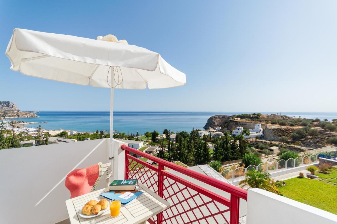 Bella Vista Stegna Aparthotel Archangelos  Exteriör bild