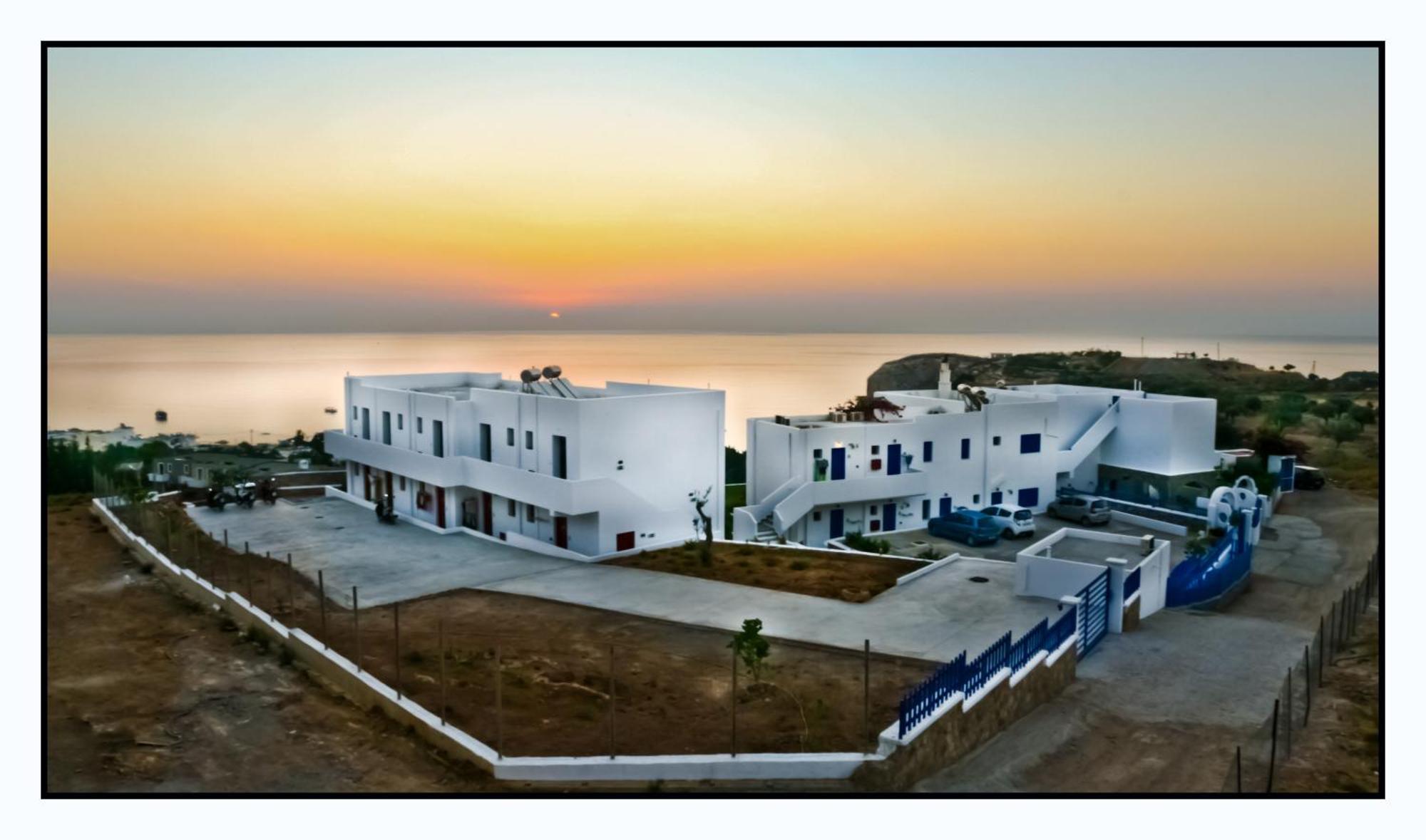 Bella Vista Stegna Aparthotel Archangelos  Exteriör bild